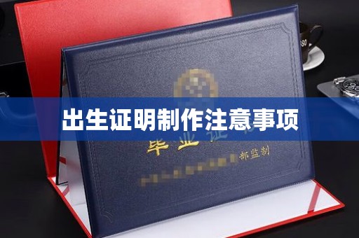 兴和出生证明制作注意事项