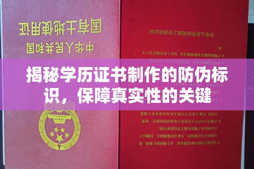 兴和揭秘学历证书制作的防伪标识，保障真实性的关键