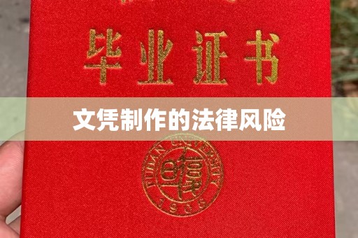 兴和文凭制作的法律风险